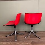 Pair of chairs by Osvaldo Borsani for Tecno
