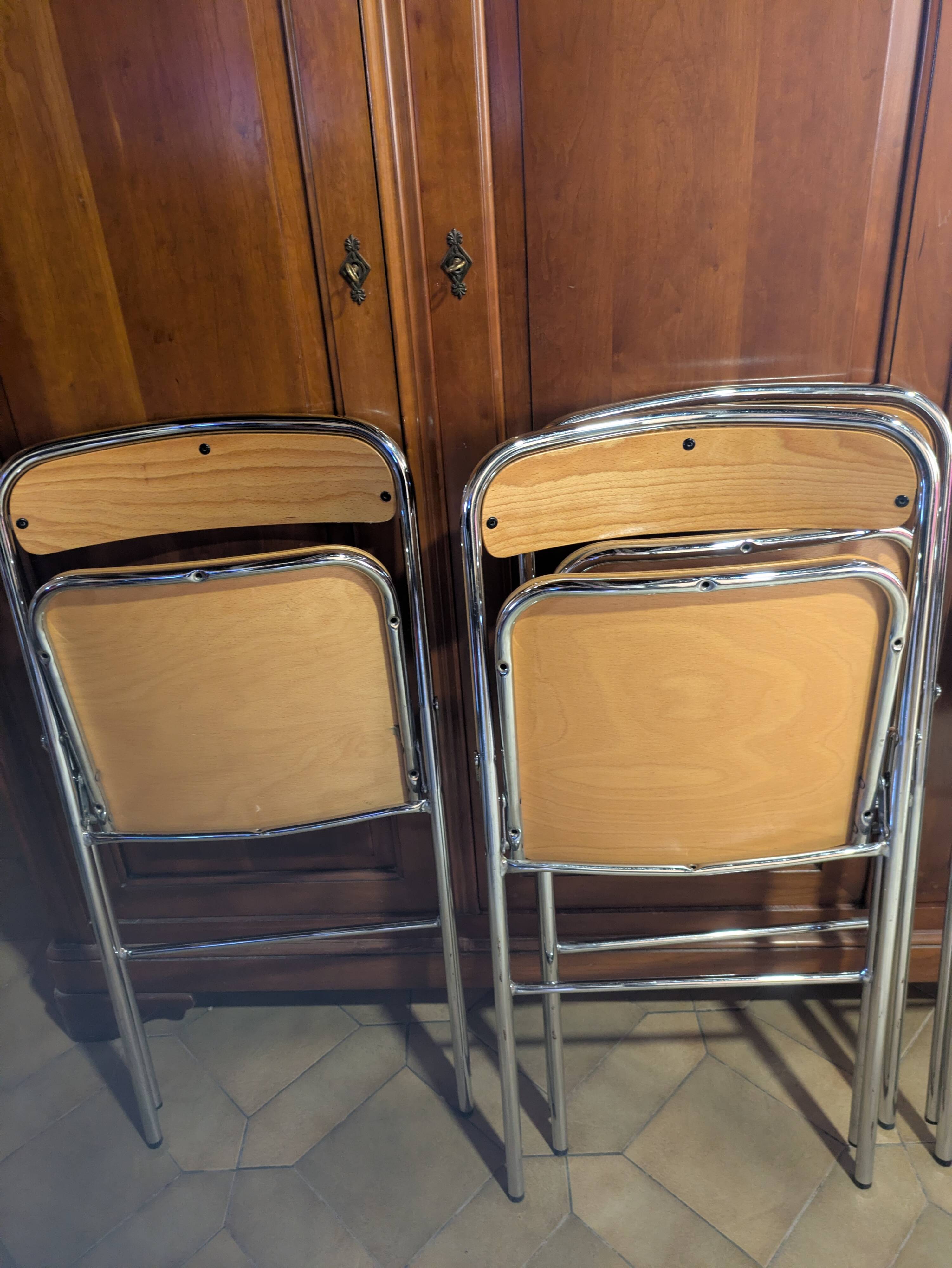 Lot de 4 chaises pliantes Souvignet