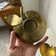 Brass "apple" pocket watch