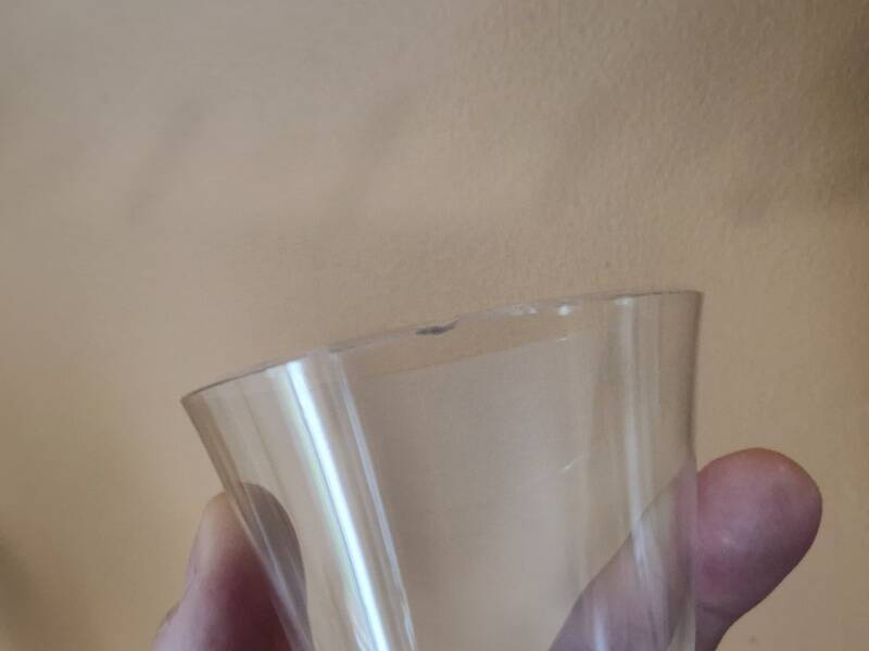 Set of 6 Daum crystal wine glasses, Orval model - 11cm - in a gift box