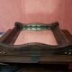 Old wooden mirror