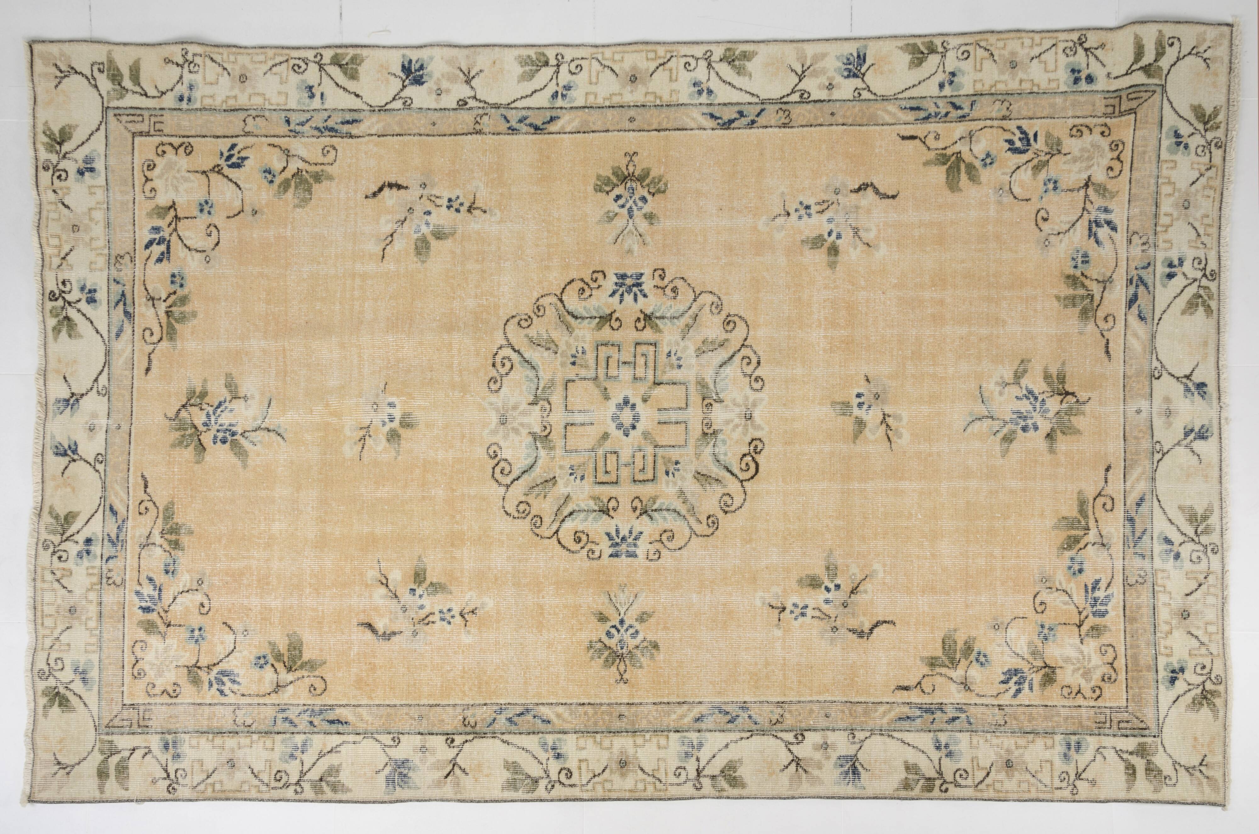 Oushak Wool Area Carpet -1751