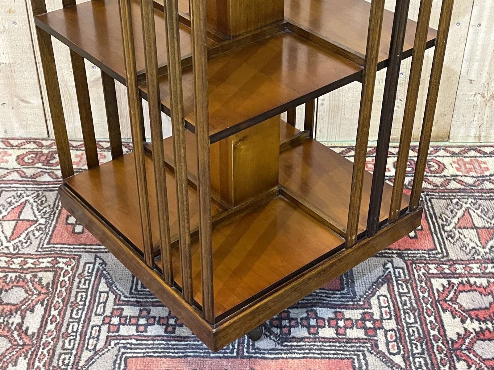 English yew revolving library from the 1950s