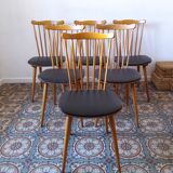 Lot de 6 chaises Baumann
