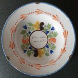 Assiette ancienne décorative