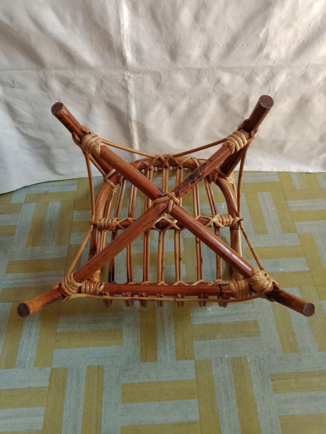 Bamboo armchair for children