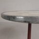 Bistro table with cast iron legs and marble top, 1920s.