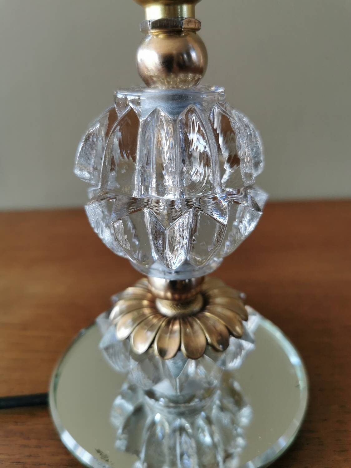 Adnet style art deco lamp base