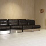 Roche Bobois French lounge chair set from the 1970s