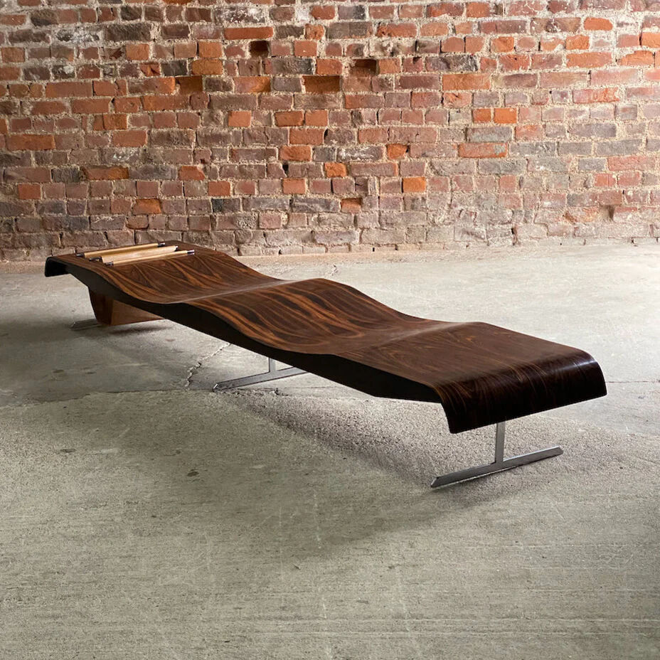 Jorge Zalszupin Onda Bench by L’atelier 1960