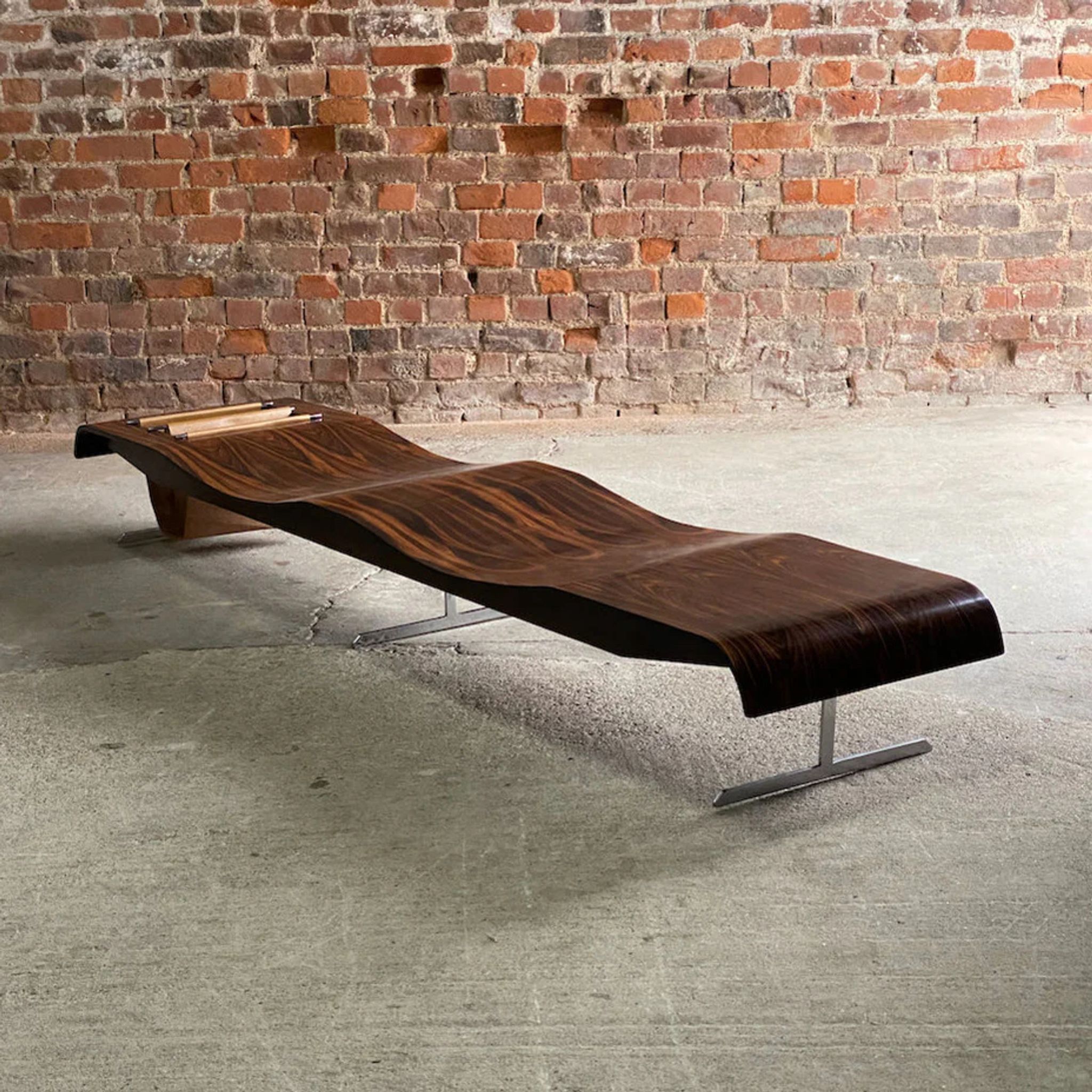 Jorge Zalszupin Onda Bench by L’atelier 1960