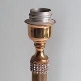 2 pieds de lampe laiton années 1970