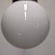 Art Deco opaline ball pendant light circa 1930