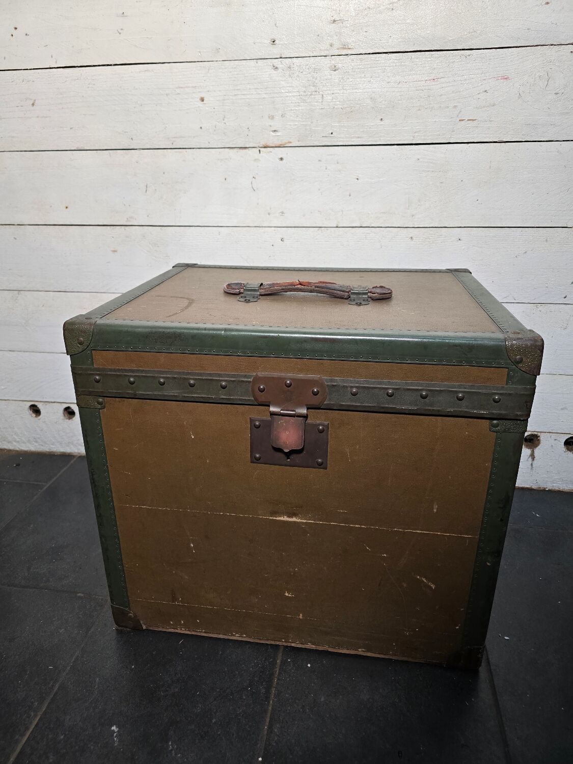 Moynat Paris travel trunk from the early 20th century.