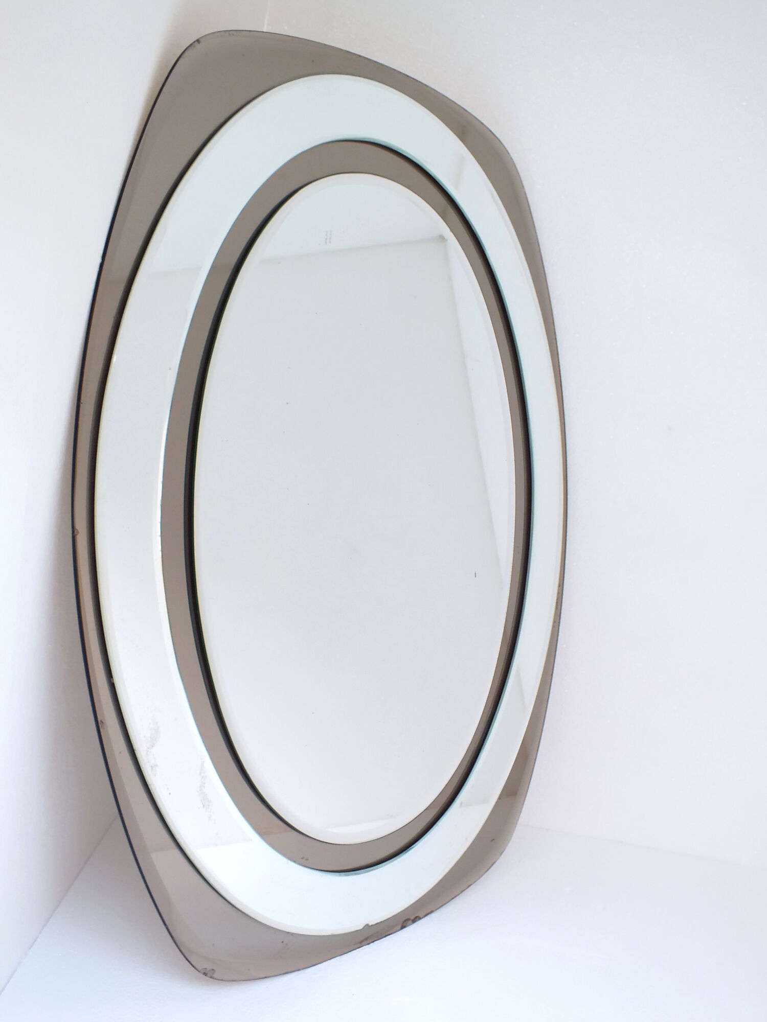 Metalvetro Galvorame mirror vintage '60s - 80x60cm