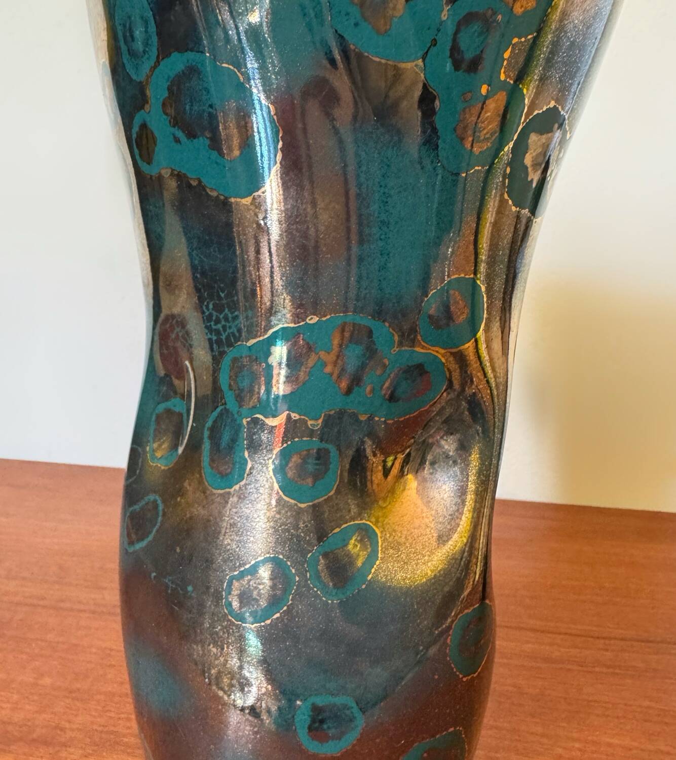Arts Ceram Grand Feu Art Deco Vase