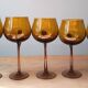 Verres à pieds design vintage