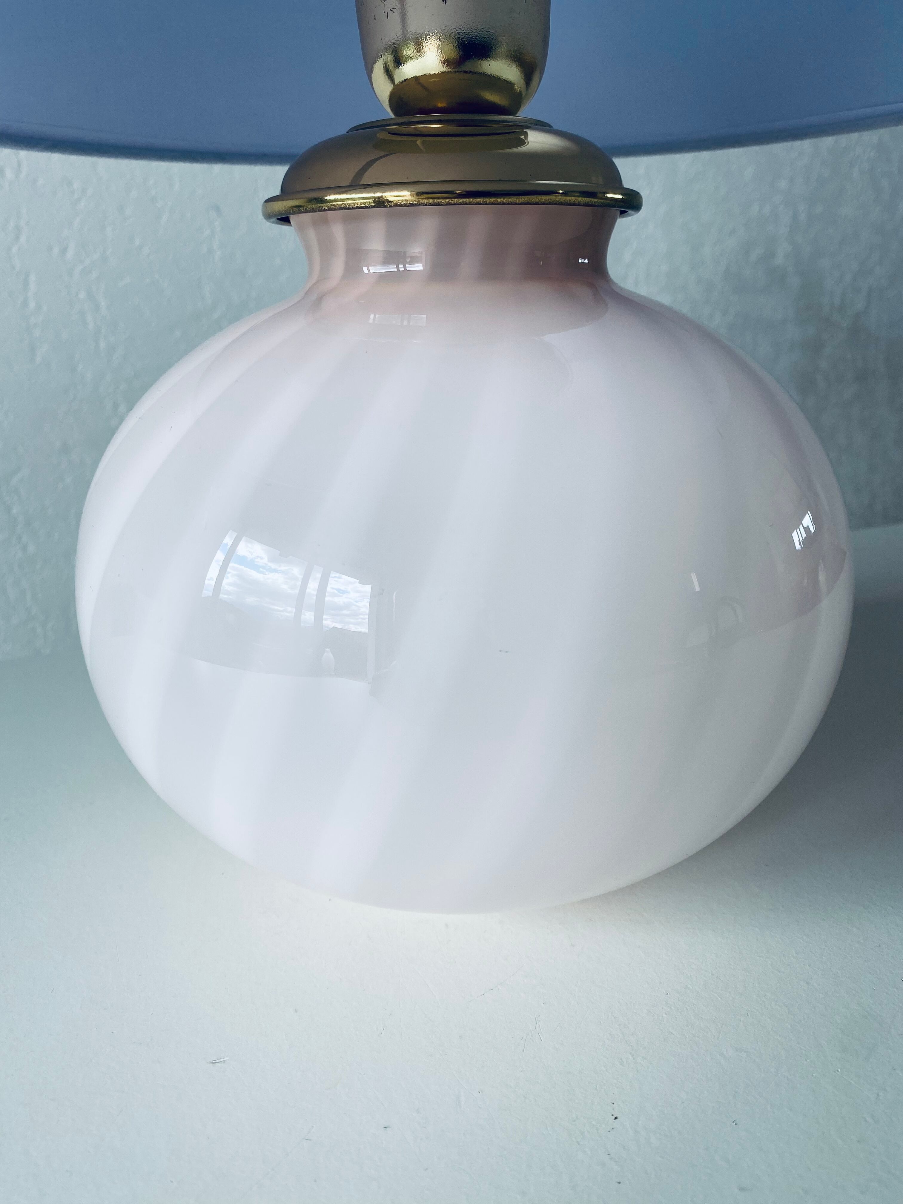Pink Murano lamp