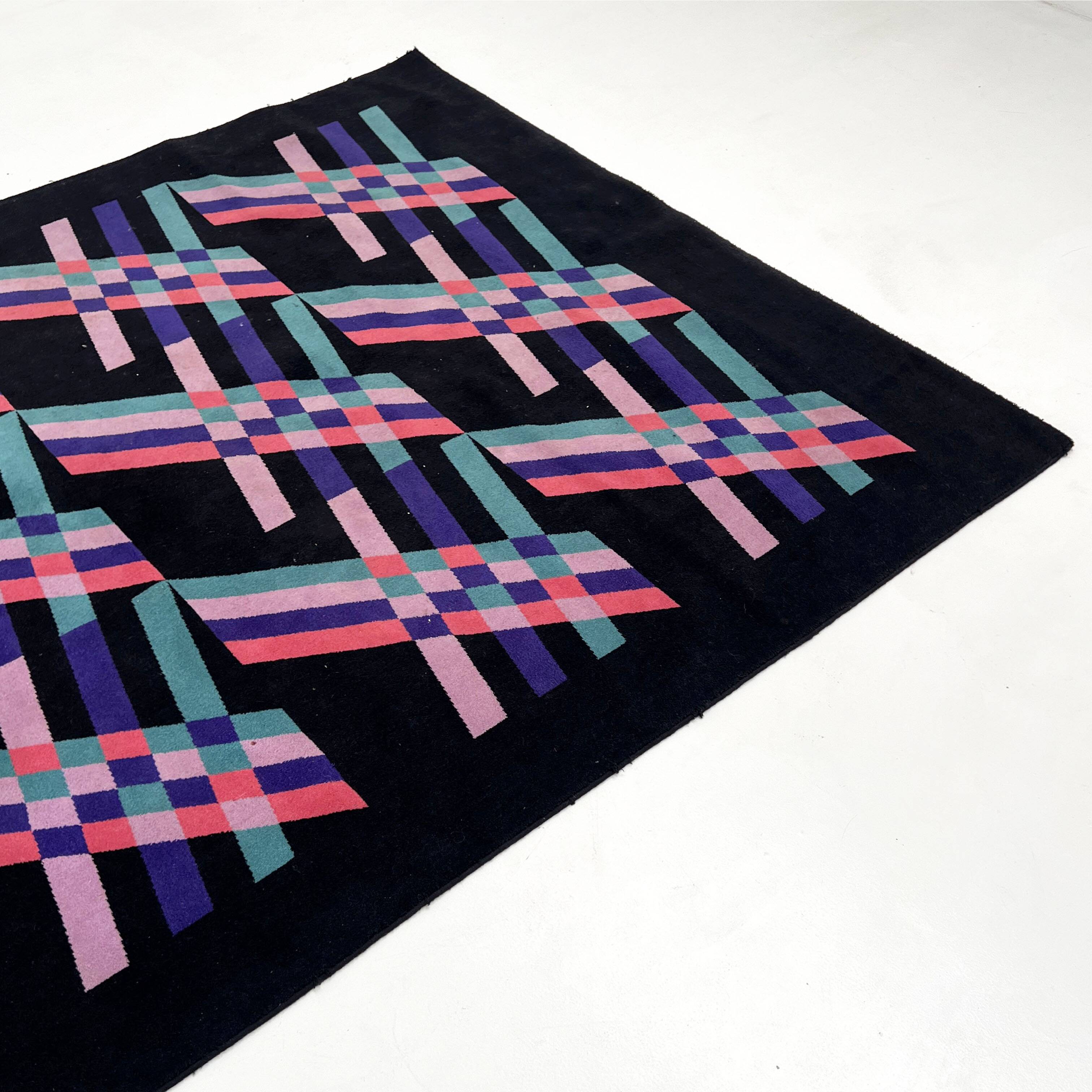 Tapis aux formes géométriques par Missoni, 1980
