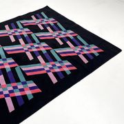 Geometric patterned rug by Missoni, 1980
