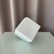 Vintage Jingdezhen Porcelain Bud Vase | White Geometric Minimalist Vase