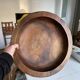 Very large vintage solid wood tidy 1960