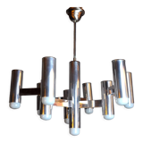 Chandelier Maison Sciolari for Baker, 10 burners, Italy, 1970