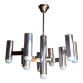 Chandelier Maison Sciolari for Baker, 10 burners, Italy, 1970