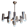 Chandelier Maison Sciolari for Baker, 10 burners, Italy, 1970