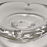 Design art glass ashtray by Kosta