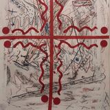 Abstract painting Johan Desimpele