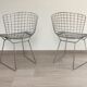 Set of chairs wire Harry Bertoia editions Knoll original 70s