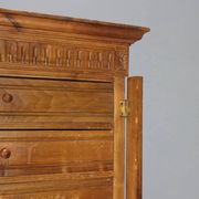 Antique walnut commode with 18 drawers, Italy, 20th century.