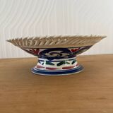 Fruit bowl on foot made in Spain in ceramic