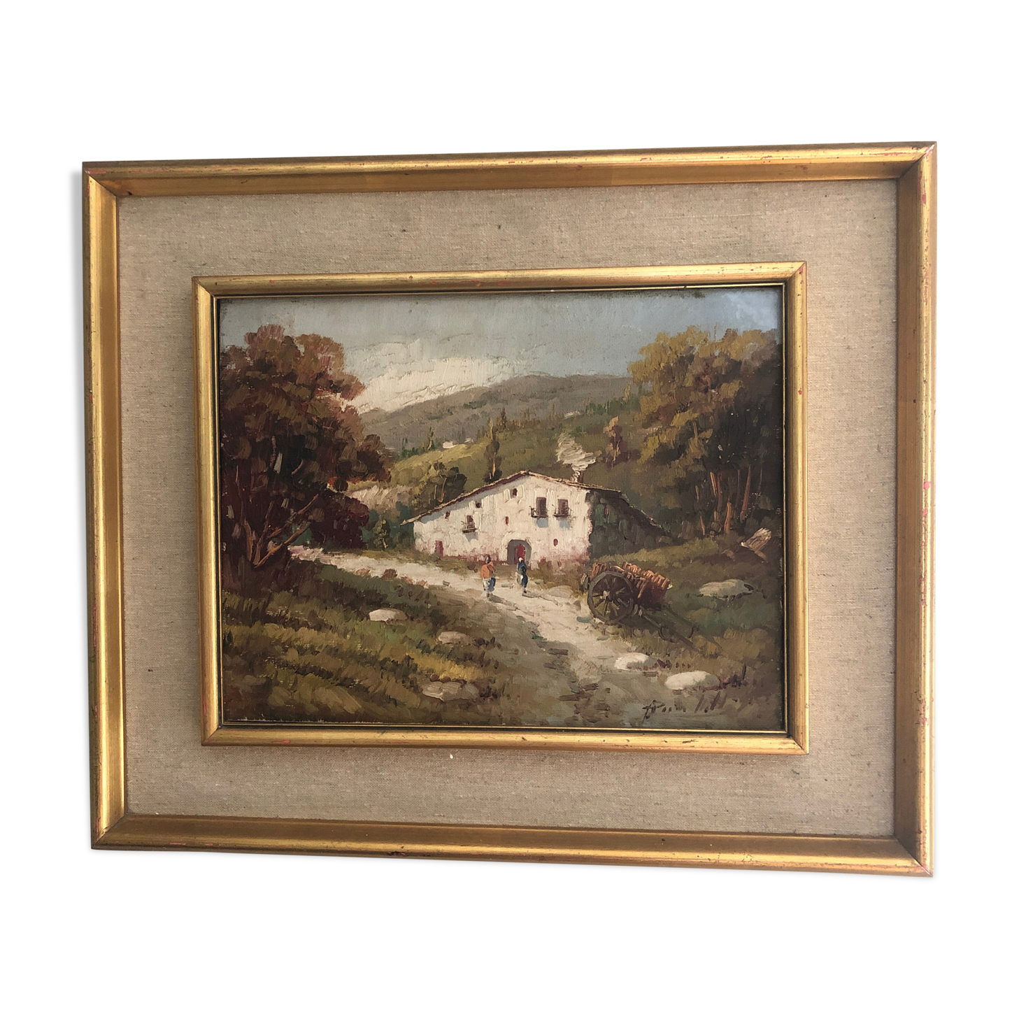 Oil painting, Basque Country