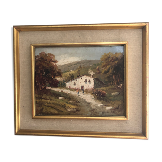 Oil painting, Basque Country