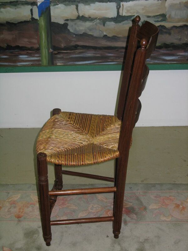 Chaises esprit provençal en frênefFin XIXe