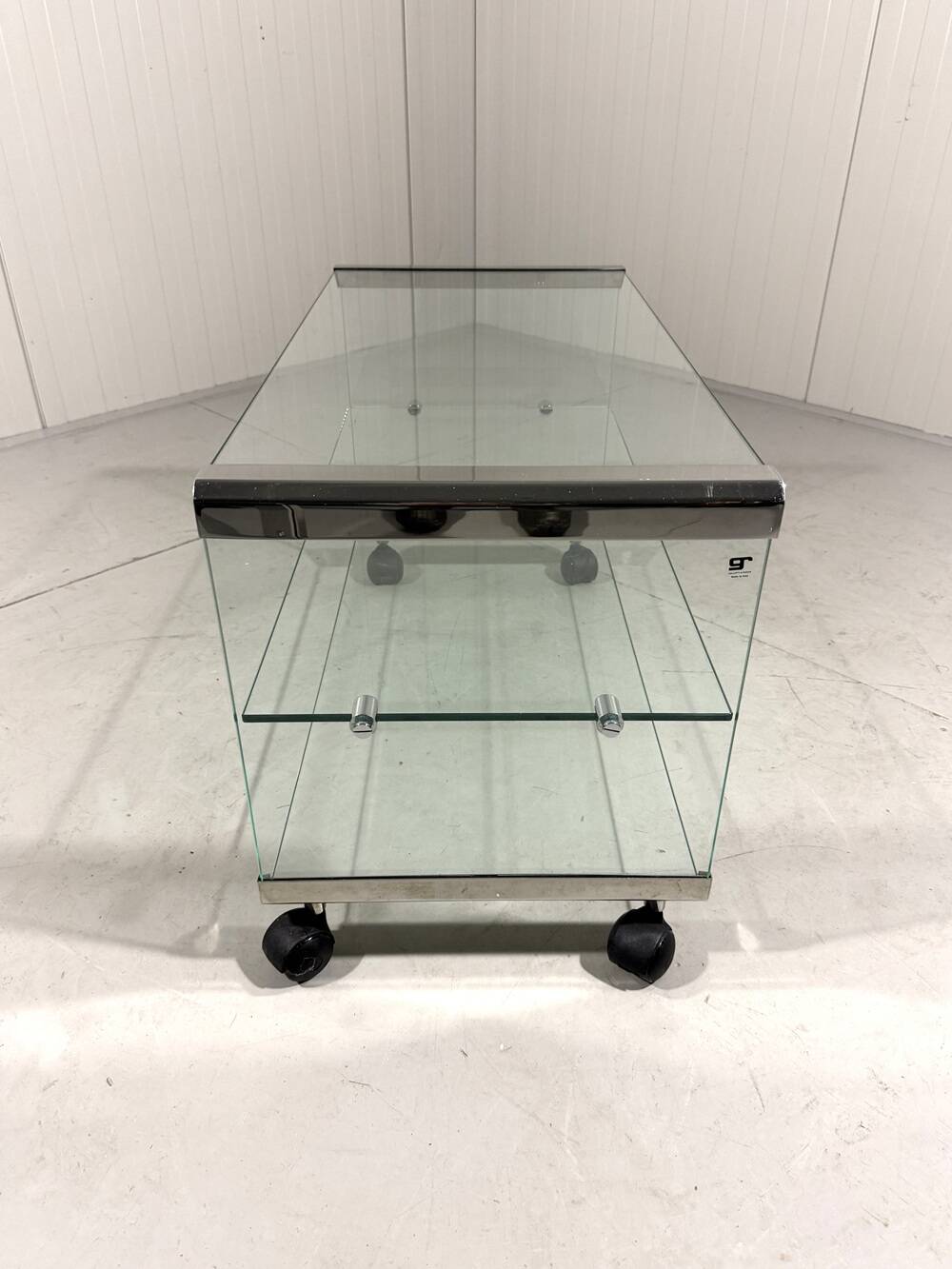 Gallotti&Radice audio rack, television table, side table Tris 1971