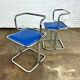 Vintage design tube frame dining chairs