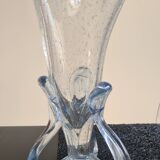 Artist Vase - Farinelli for Biot | Cloud Blue Bubbled Glass