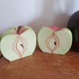 Service sel et poivre en forme de pomme