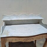 Toilet table, marble top