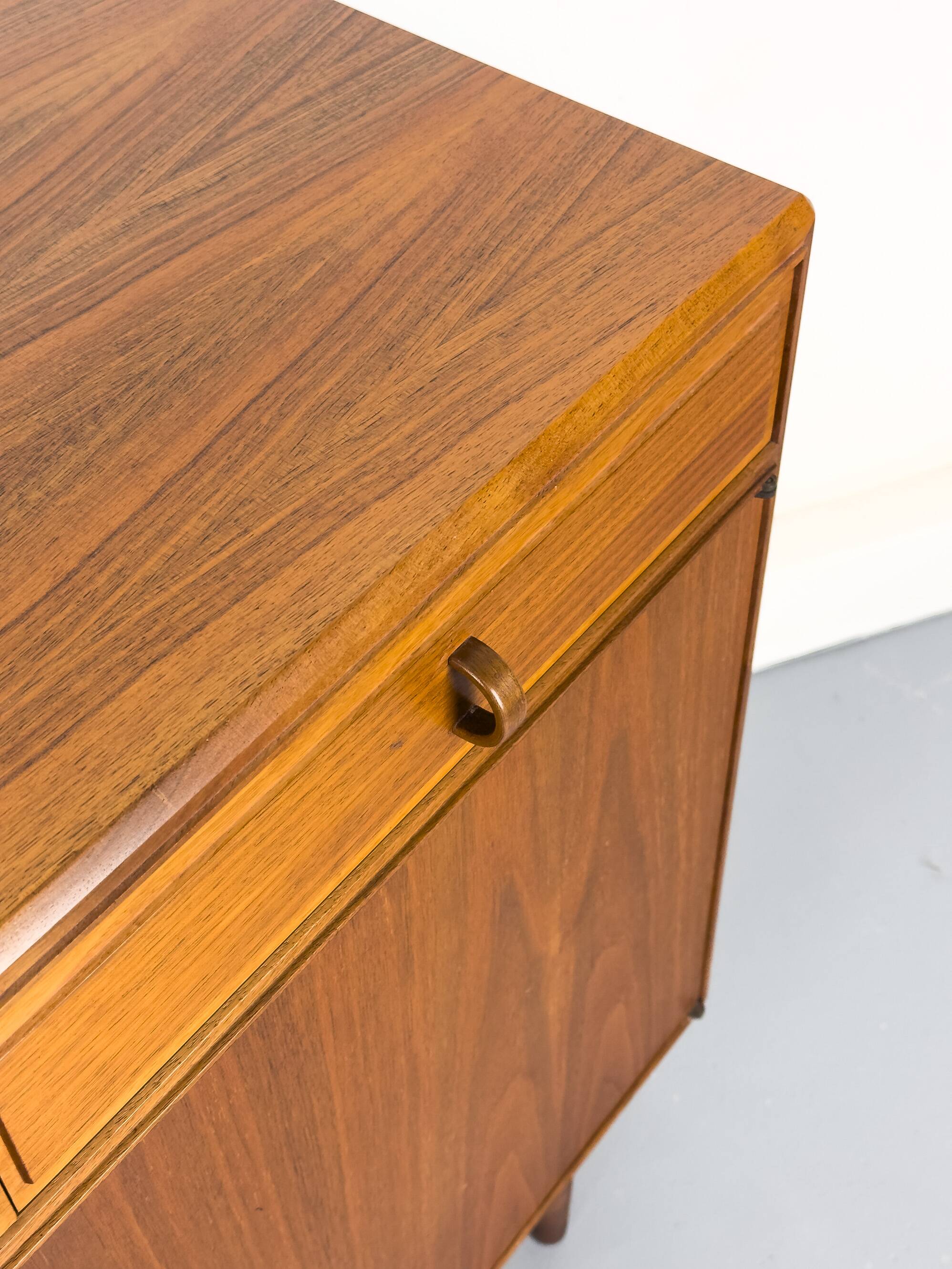 Walnut Sideboard with Drawers by Bertil Fridhagen for Bodafors, 1961