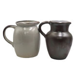 Two pitchers two cups sandstone