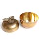 Brass apple-shaped box, 70s