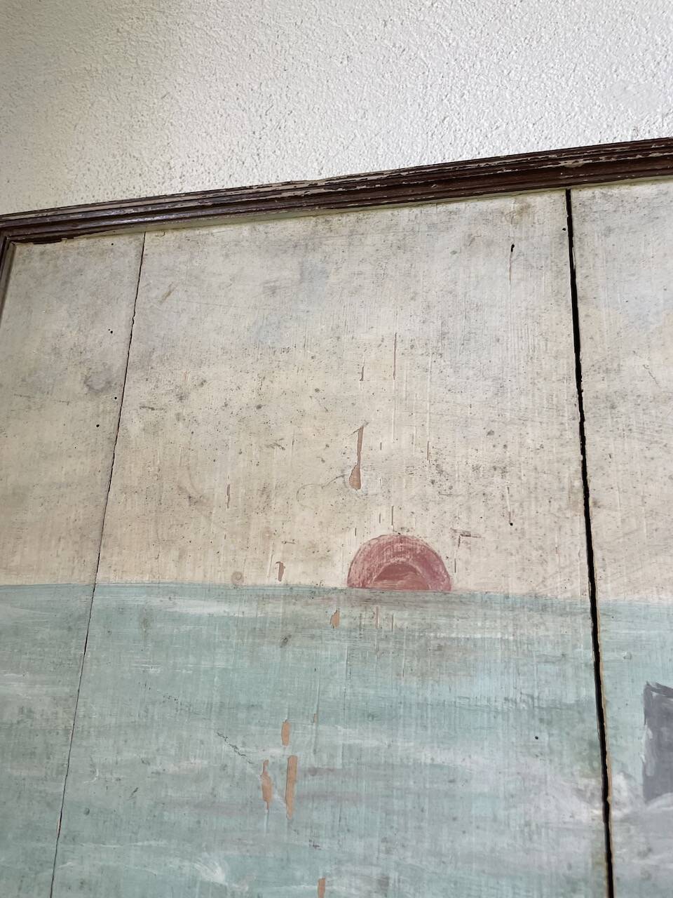 Painting on wood 1900