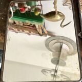 Vintage triptych barber mirror