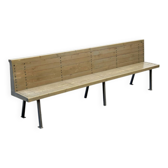 1960's bench by Dutch designer Dom Hans Van Der Laan 267cm
