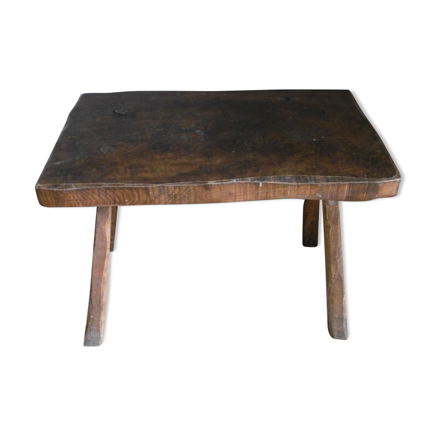 Elm wood rustic coffee table