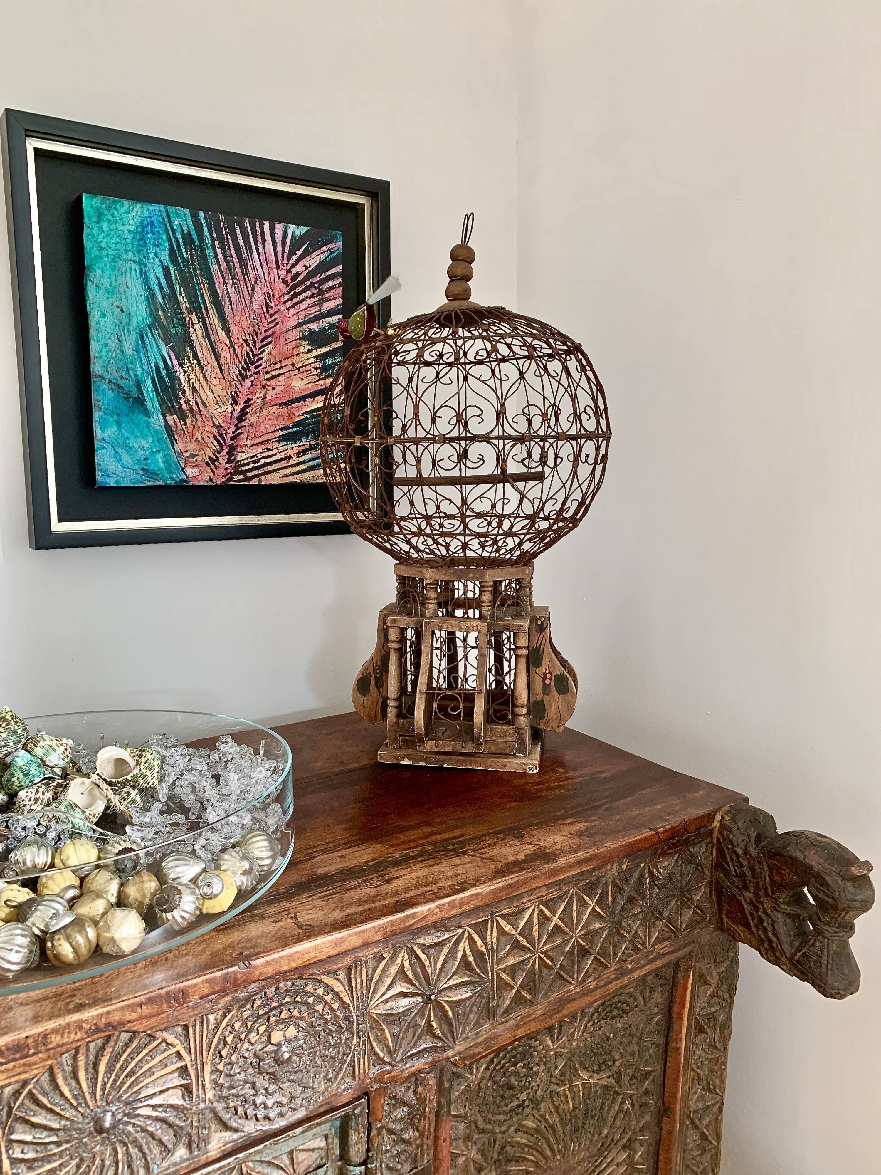 Vintage bird cage
